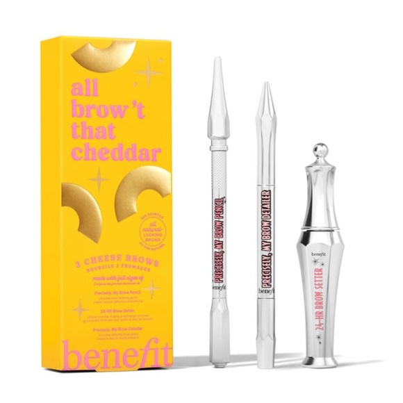 Benefit Cosmetics All Brow’t That Cheddar – 3-Piece Brow Set (Light Brown) - Picture 1 of 5
